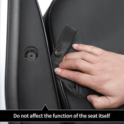 coverdream 2024 2025 2026 Tacoma Seat Covers Full Set for Toyota Tacoma 4th Gen Double/Crew Cab SR,SR5,TRD Sport,TRD Off-Road,Limited,Fully Covered,Waterproof Leather Car Seat Protector(Black/Gray)