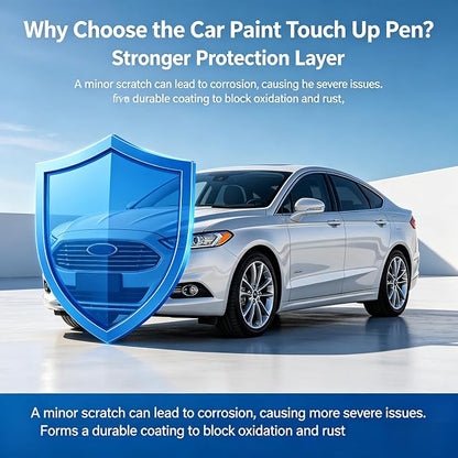 Shadow Black(G1) Touch Up Paint Compatible with Ford 2-in-1 Car Scratch Repair Pen for Rock Chips, Door Scratches&Paint Nicks Exact Color Match Quick Dry DIY Fix for F-150 Explorer