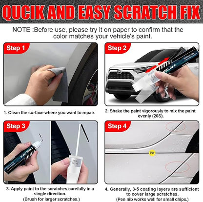 Car Touch Up Paint(Wind Chill Pearl(089(Include 2PS)) for Toyota, Car Paint Scratch Repair Kit, Quick & Easy Solution to Repair, 2 in 1 Scratch Remover Pen with Color-Matched