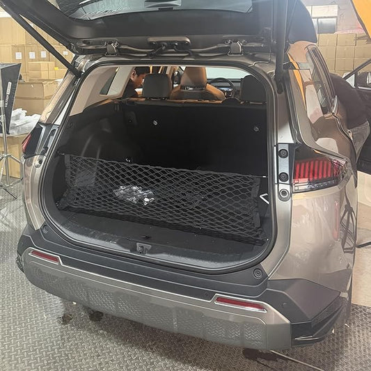 Rear Trunk Envelope Mesh Cargo Net Suitable for 2026 Toyota RAV4 Hybrid LE Limited SE Woodland Edition XLE Premium XSE Plug-ln GRSport Rear Trunk Mesh Cargo Storage Net Bag
