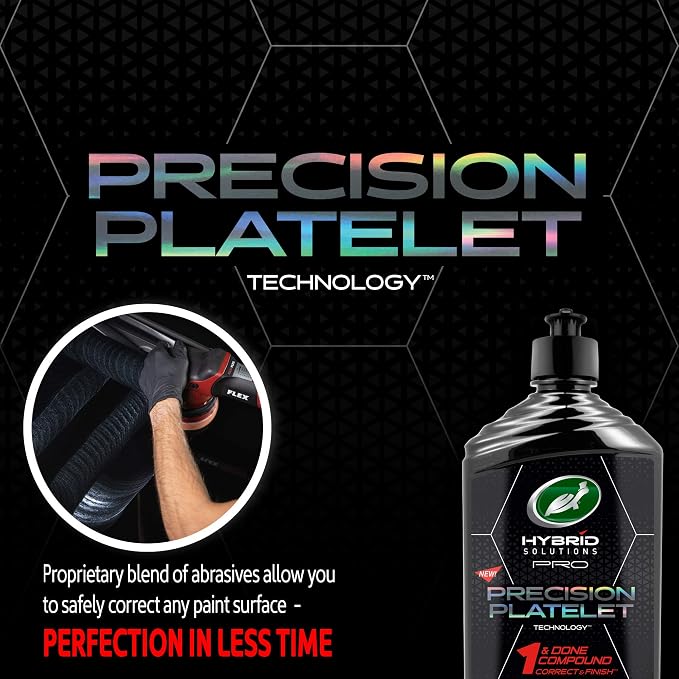 Turtle Wax 53706 Hybrid Solutions Pro 1 & Done Car Polish Compound 16.2 fl oz (473 ml)