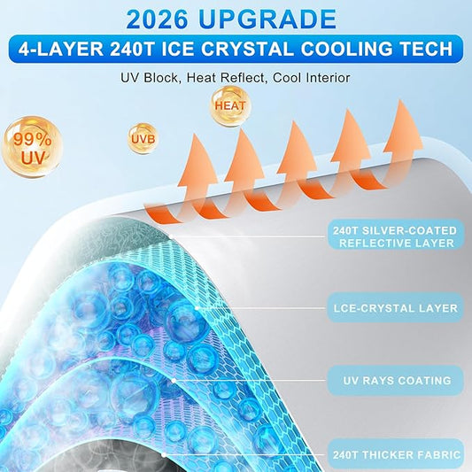 INSAUTO Custom Fit Windshield Sun Shade Accessories for Lexus NX 2022-2026, Foldable Front Window Sunshade, UV & Heat Reflector, Keeps Interior Cool, Includes Storage Bag