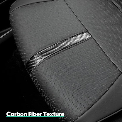 for Ford F150 Seat Covers 2015-2023 2024 2025 2026 (Only Front Seat Covers), Leather Pickup Truck Seat Covers Custom Fit for F-150 XL XLT (Not for Regular Cab) Waterproof Car Accessories Black