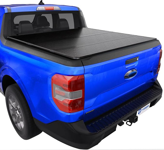 Tyger Auto T5 Tri-Fold Alloy Hardtop Truck Bed Tonneau Cover Compatible with 2022-2026 Ford Maverick (Not Fit Models with Utility Track System) | 4.5' (54") Bed | TG-BC5F3041