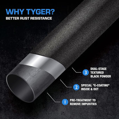 Tyger Auto 3.5" Rider Running Boards Compatible with 2015-2026 Chevy Colorado GMC Canyon | Crew Cab | TG-SS2C35168 | Side Step Rail Nerf Bars