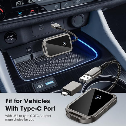 Wireless CarPlay Adapter for Apple iPhone, Multi-User Seamless Connection