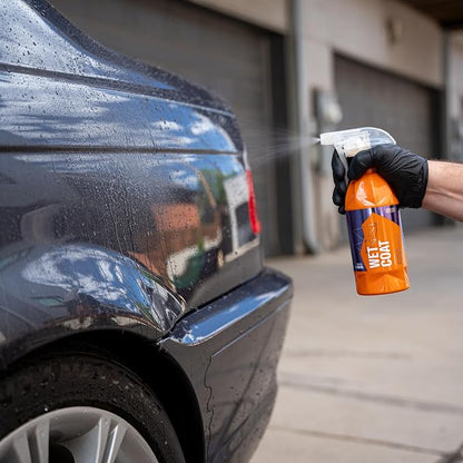 GYEON Wet Coat 500ml - Hydrophobic Ceramic Spray Coating for Cars - High Gloss Solutions for Your Car Paint Wheels and Glass - Spray On Rinse Off Easy DIY Use Formula (Pack of 2)