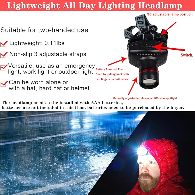 Auto Emergency Kits Vehicles with Jumper Cables headlamp Car Safety Kits | Car Emergency Roadside Tool Kit Tow Straps, Safety Hammer, Rainwear, Multi-tool Kit, Breakdowns Gifts for New Drivers