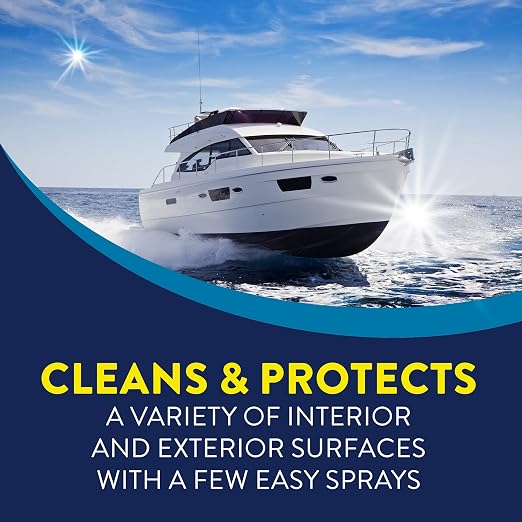 Protectant Spray, Provides Sun Protection for Cars, Boats, RVs, Vinyl, Tires and Outdoor Furniture, 32 Fl Oz Spray Bottle