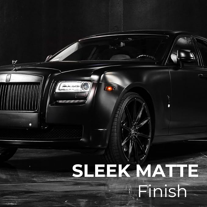 Rockrose Ultra TPU Matte PPF Film for Car Paint Protection 24 in x 50FT Self-Healing, UV Protection, Scratch & Stain Resistant, Hydrophobic, Wet Installation, Strong Adhesive, 7.5 mil Thickness