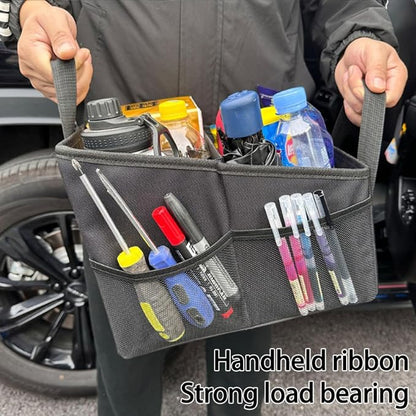 Car Organizer - Car Organizers and Storage, Collapsible Small Car Seat Storage Organizer for Console Front/Back, Automotive Backseat Organizer Passenger Seat Organizer