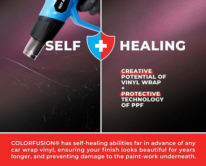 ColorFusion PPF by VViViD, Matte Stealth Cosmic Purple Dry Apply PPF Vinyl Car Wrap Roll 60ft x 5ft