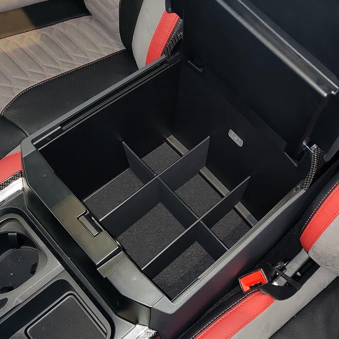 Vehicle OCD – Center Console Organizer for Ford F250/350/450 SuperDuty (2023-2026) – Made in USA - SLX180