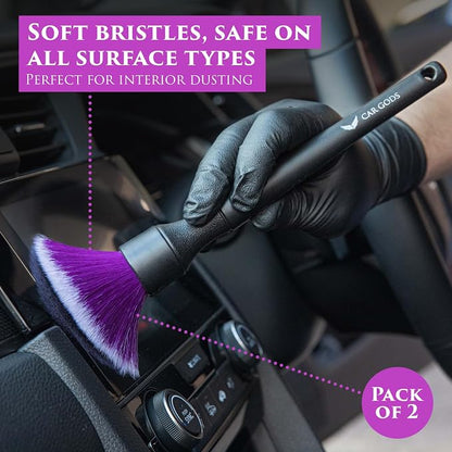 Car Gods Interior and Exterior Feathertip Detailing Brushes