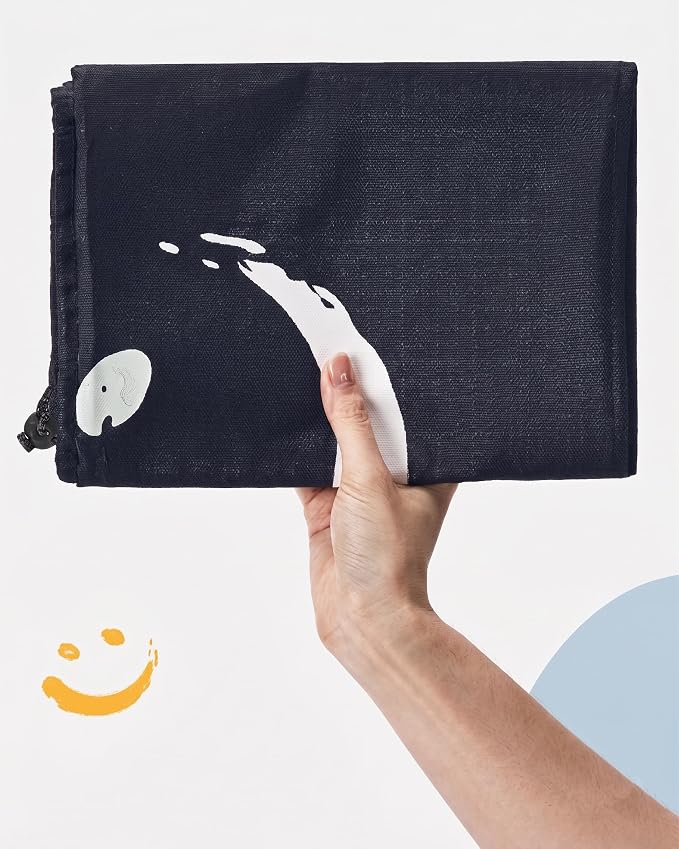 HOMEST 2 Pack XL Wash Me Travel Laundry Bag, Dirty Clothes Organizer, Large Enough to Hold 4 Loads of Laundry, Easy Fit a Laundry Hamper or Basket
