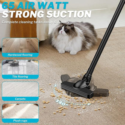 Cordless Vacuum Cleaner for Makta 18V Battery, 6 in 1 Handheld Electric Vacuum Cleaner with HEPA Filter and LED Light, 46 CFM Portable Hand Vacuum for Floor, Carpet, Car (Battery Not Included)