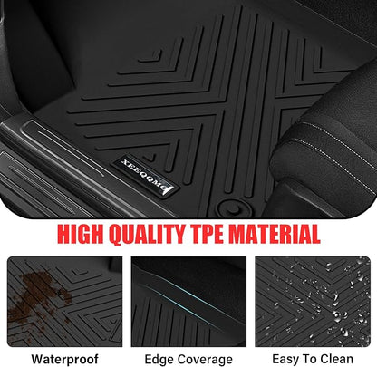 Floor Mats &Trunk Mat for 2022 2023 2024 2025 Nissan Pathfinder 7 Seats with Backrest Mat All Weather TPE Rubber Cargo Liner for 2022-2025 Nissan Pathfinder Accessories