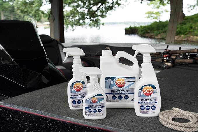 303 Marine Aerospace Protectant – UV Protection – Repels Dust, Dirt, & Staining – Smooth Matte Finish – Restores Like-New Appearance – 32 Fl. Oz. (30306-6PK)