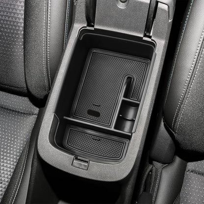EDBETOS Center Console Organizer Tray Compatible with 2024 2025 2026 Chevy Trax Accessories LS 1RS LT 2RS ACTIV Interior Secondary Armrest Storage Box Insert Tray, ABS Material