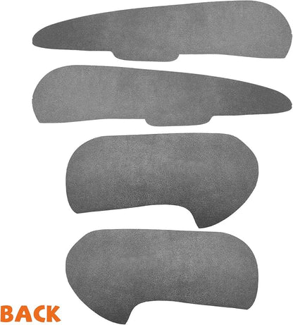 RUIANTE 4pcs Door Panel Cover Trim Replacement Compatible for Focus 2005-2007 Car Interior Accessories (Black)