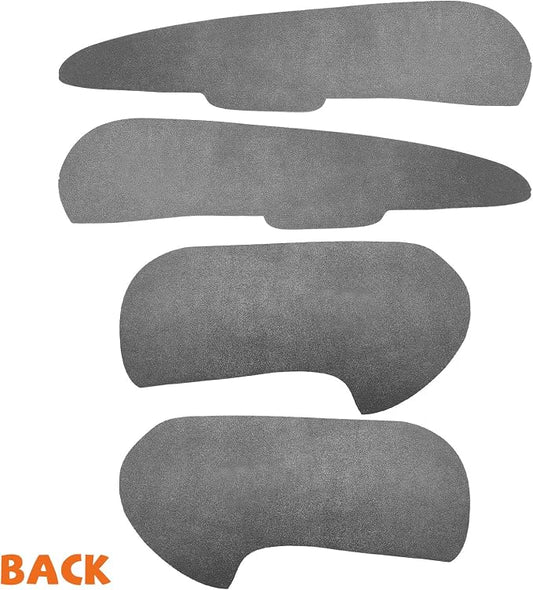 RUIANTE 4pcs Door Panel Cover Trim Replacement Compatible for Focus 2005-2007 Car Interior Accessories (Black)