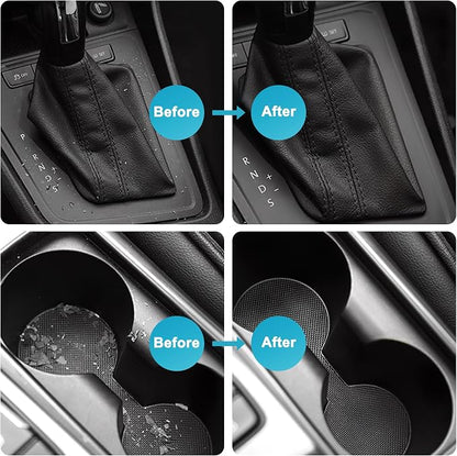 FiveJoy Car Cleaning Gel Kit - Universal Car Detailing Putty for Car Interior - Reusable Clean Goop Cleaner Supplies Auto Slime for Home, Office, Keyboard, Computer (Purple, 3Pack (16.8oz))