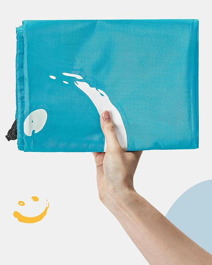 HOMEST XL Laundry Bag 28" x 40", Extra Large Dirty Clothes Organizer Holds 3-4 Loads, Machine Washable Drawstring Laundry Bag for Dorm, Camp, Laundromat, Family, Travel, Sky Blue