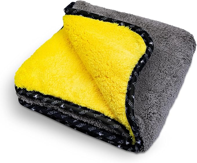 Chemical Guys MIC_1001 Microfiber Max 2-Faced Soft Touch Towel for Auto, Home, Kids, Pets & More (16 in. x 16 in.)