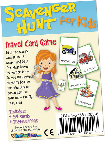 Briarpatch Travel Scavenger Hunt Card Game for Kids, Activities for Family Vacations, Road Trips and Car Rides, Ages 6 and Up