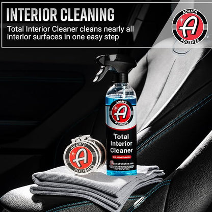 Adam's Essential Car Wash Kit (24-Item) - Auto Detailing Car Care Cleaning Kit with Foam Gun & Bucket Car & Truck Lovers, Dads, Moms and DIYers