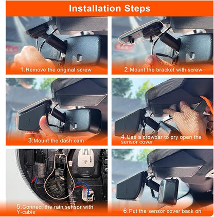 Mangoal 4K Dash Cam Custom fit for Ford Expedition/Expedition MAX 2018-2026, XLT Limited Timberline King Ranch Platinum, Integrated OEM Look, UHD 2160P Video, Easy to Install, App & WiFi, 64GB Card