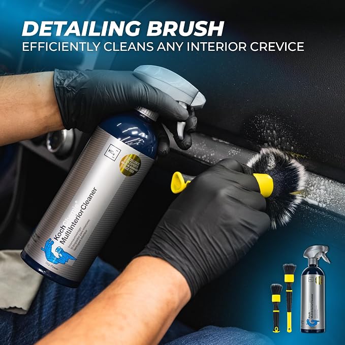 The Rag Company - Complete Interior Kit - Includes Glass & Car Interior Cleaners, Brushes, Rags, Buttersoft Cloths, Glass Towels, Scrubbers - 24 Item Set