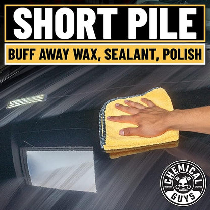 Chemical Guys Professional Grade Premium Microfiber Towels for Cars,Gold,16" x 16",Ultra-Soft and Scratch-Free Car Detailing Cloths for Trucks,Motorcycles,and More,(Pack of 6)