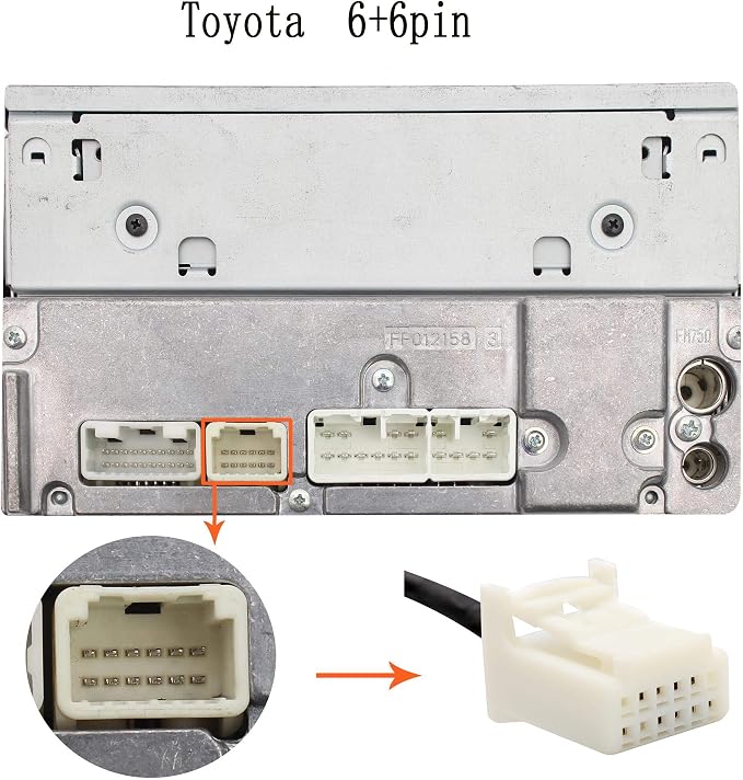 Car Audio Input Adapter, USB AUX CD Changer for Toyota Corolla 2005-2011, Camry 2006-2011, Auris 2007-2011, Avensis 2003-2011, Tacoma 2005-2011