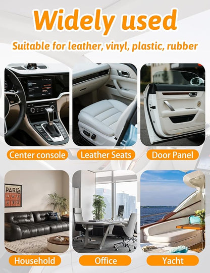 Car Cleaner Interior, Leather Cleaner Upholstery Interior Ceaning Kit Carpet Dashboard Shiny Car Stuff for Vinyl,Plastic,Fabric,Carpet & More,Citrus Scent
