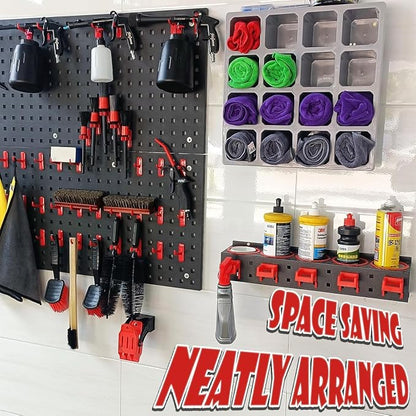 Spray Bottle Holders, Spray Bottle Rack Storage, Wall Mounted Spray Paint Can Rack,2 Pack Spray Bottles Holders Wall Mount, Spray Can Holder Rack,Cleaning Detailing Tools