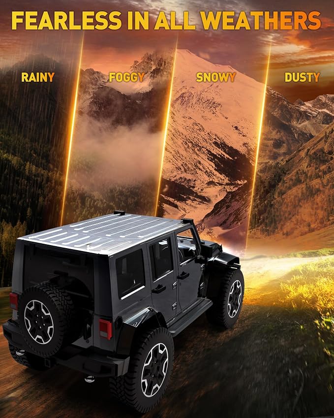 NAOEVO 12 Inch LED Light Bar, 300W 30000LM LED Offroad Fog/Driving Lights with 2 Leads Wiring Harness, Spot & Flood Combo, Work for Truck Boat UTV ATV, 1 Pc (White/Amber/White&Amber)