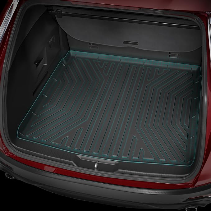 OEDRO Cargo Liner Fit for 2010-2024 Toyota 4Runner Cargo Mats 5 Seats (No 3rd Seat or No Sliding Cargo Deck), All Weather Protection Custom Fit 4Runner Cargo Trunk Liners
