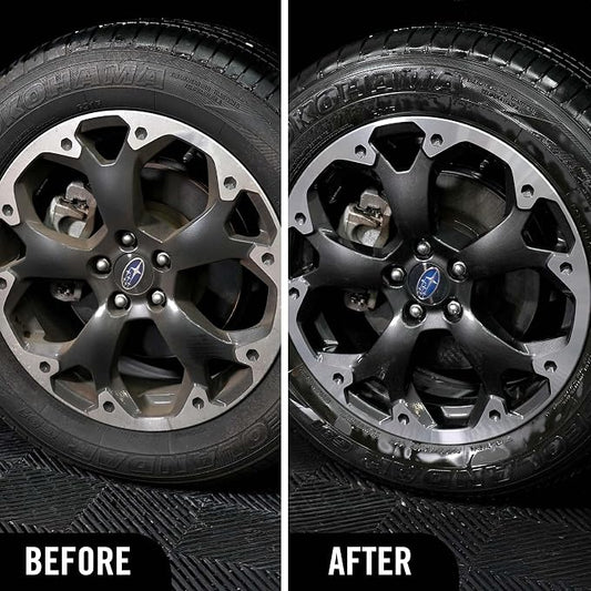 Turtle Wax Hybrid Solutions Hyper Foam Wheel and Tire Cleaner, High-Foaming Formula, Removes Dirt, Iron & Brake Dust, Perfect Prep for Tire Shine, Safe for All Wheels, 23 oz (Pack of 1)