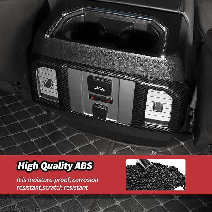 JeCar 16PCS Full Set Carbon Fiber Interior Trim Kit for 2015-2020 Ford F150
