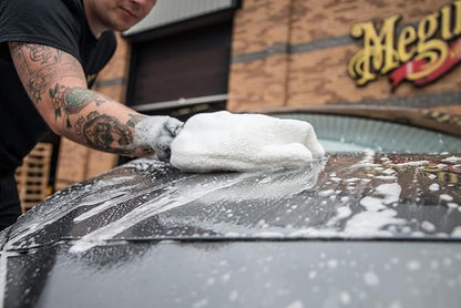 Meguiar's X3002 Microfiber Wash Mitt,Super-Thick,Reusable Wash Mitt for Ultimate Finish,Safe on Clear Coats,Leaving You with A Show Car Finish,(Pack of 6)
