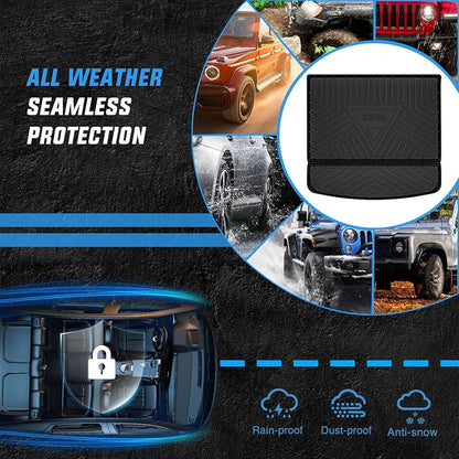 Nilight Cargo Mats for Ford Edge 2015 2016 2017 2018 2019 2020 2021 2022 2023 2024 2025 All Weather Protection Heavy Duty Cargo Liners