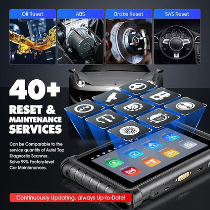 Autel Scanner MaxiCheck MX900, 2026 Bidirectional OBD2 Diagnostic Scan Tool with CAN FD DOIP, 8In US Ver. of MaxiCOM MK900 MK900BT V2.0 of MK808S MK808 MK808BT MX808S, 3000+ Active Test, 40+ Service