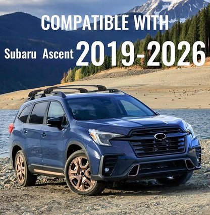 300lbs Lockable Roof Rack Cross Bars Compatible with Subaru Ascent 2019-2026, Aluminum Roof Crossbar for Rooftop Cargo Bars Luggage Kayak Canoe Bike Snowboard Racks