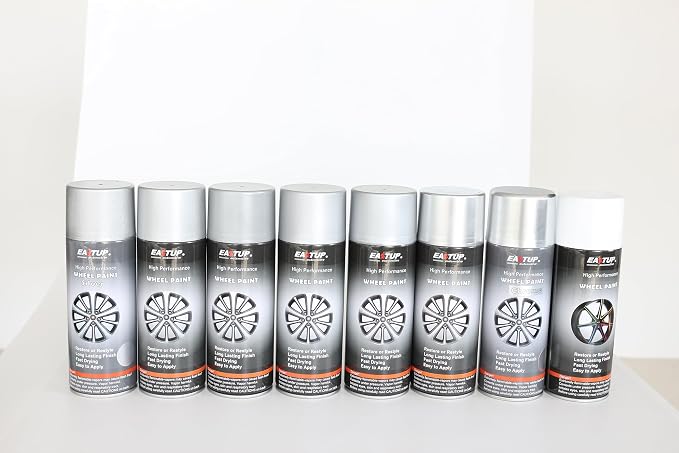Premium Imitation Silver Plating Metallic Wheel Paint - Brilliant Finish, High Durability, Fade-resistant, Quick Drying Rim Coating