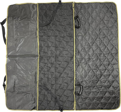 Jeep Vehicle Seat Protector for Dogs and Pets (Charcoal Black) Adjustable Seat Cover - Durable Protection Waterproof Design (58 x 23 x 18.5 inch)