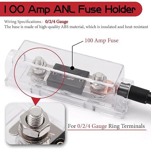 4 Gauge OFC AMP Wire Kit 2000 Watt Car Subwoofer Wiring Install kit for Amplifier Power,Radio and Speakers