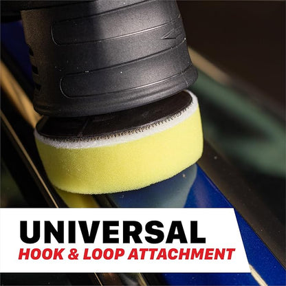 Maxshine 3” Universal Vented DA Backing Plate – Hook & Loop Pad Holder with 5/16”-24 Thread – Fits Dual Action Polishers up to 12,000 OPM for Sanding, Buffing, Polishing & Low Vibration Finish