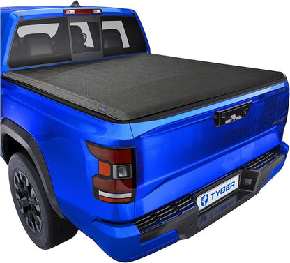 Tyger Auto T1X Soft Roll-Up in Fabric Truck Bed Tonneau Cover Compatible with 2022-2026 Nissan Frontier | 5' (60") Bed | TG-BC1N9057X