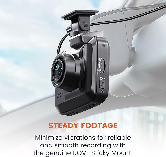 ROVE Sticky Mount for R2-4K, R2-4K PRO, R2-4K Dual, and R2-4K Dual PRO Dash Cams